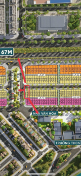 Thanh toán 2,5 tỷ sở hữu căn liền kề góc vườn hoa, Đông Nam Lk13.15, 109m2, Central Rieverside
