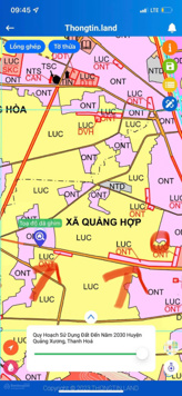 Bán đất giá 750 triệu VND tại Xã Quảng Hợp, Thanh Hóa