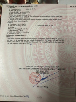 Chủ gửi nhà giá tốt: 4 tỷ 250 - 71m2 - hẻm 730 thông Lã Xuân Oai và Nguyễn Duy Trinh, đối diện ĐTL