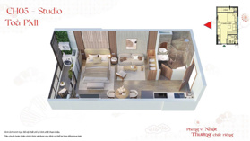 Bán căn Studio CC Vinhomes Thanh Hoá 33m2, giá hơn 1tỷ123