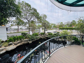 Đơn lập góc siêu phẩm đẹp nhất Monaco, 433m2, full nội thất, thang máy, chỉ 57 tỷ, hồ cá Koi đẹp