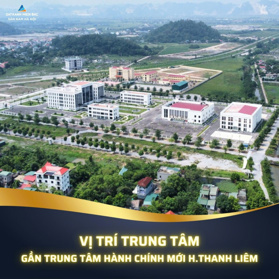 Mở bán dự án đất nền khu đô thị Tân Thanh, Hà Nam, sổ đỏ lâu dài, mặt đường 68m cách Sun Group 8km