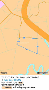 Bán đất tại Xã Xuân Bảo, Cẩm Mỹ, Đồng Nai, 5 tỷ, 7498.4m2, uy tín, giá tốt