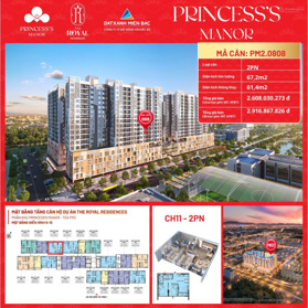 Căn PM2.0808 Vip nhất nhì chung cư cao cấp Vin Thanh Hoá - Giá ưu đãi, chính sách tặng xe VF3