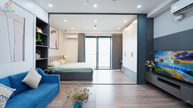 Cho thuê căn hộ Soho 46m2, 1 ngủ, 2 ngủ full toàn bộ nội thất đưa quần áo vào ở. LH Phòng KD&QLDA