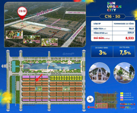 Cần gả gấp căn liền kề xẻ khe 3 mặt tiền thông thoáng dự án Sun Urban City Phủ Lý, Hà Nam