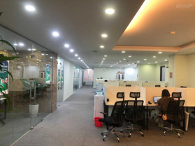 TT văn phòng Helios 75 Tam Trinh - Hoàng Mai. Diện tích 500m2 cắt nhỏ đa dạng. Giá thuê 185.000k/m2