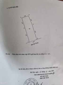 Chính chủ bán nhà mặt phố Hà Trung Phường Hàng Bông Hoàn Kiếm Hà Nội 51.6m2x4.5T, MT4.1m, giá 50 tỷ