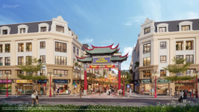 Bán căn shophouse xẻ khe diện tích 75m2, mặt tiền 5m giá chỉ 3.8 tỷ thuộc phố mua sẵn miễn thuế