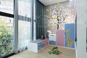 Cho thuê CH 81m2: 2Pn, 2Wc, full nội thất