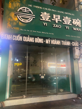 Cho thuê nhà mặt tiền số 37 phố Thái Thịnh, P. Ngã Tư Sở, Đống Đa. DT: 40m2, MT 3.5m, 21 tr/th