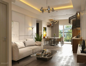 Tôi bán căn Handi Resco, 70m2 thiết kế 2 ngủ tầng trung view thoáng full nội thất mới giá 5tỷ1