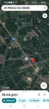 Chính chủ cần tiền bán đất, 106.5m2, có sổ đỏ, rộng 4,5m, dài 24.5m. Gần ủy ban xã Cẩm Hưng