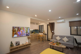 Cho thuê chung cư 38m2 ngay đường Láng, Nguyễn Khang đủ nội thất có PCCC đủ tiêu chuẩn. Giá 7tr8/th