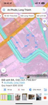 Gấp! Bán gấp 7143m2 mặt tiền KDC, quy hoạch full thổ cư. Đối diện KCN Long Thành. Giảm sốc 15 tỷ