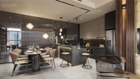 Bán căn 3PN tháp A5 dự án Eaton Park diện tích 104m2 view công viên và khu thể thao Rạch Chiếc