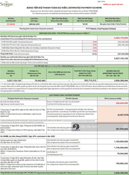 03 căn 2 phòng ngủ nhỏ 53,5m2 xứng đáng đầu tư tại The Senique Hà Nội. L/H 0946 928 689 sở hữu ngay
