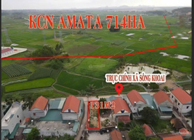 Bán ô mặt đường xã Sông Khoai, giáp KCN Amata