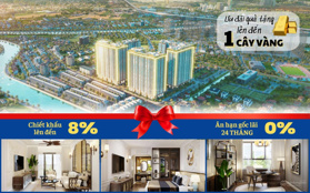 Quỹ căn giá tốt nhất 2-3 ngủ ĐN+view hồ, TT 30% nhận nhà, miễn lãi 2năm/full chiết khấu+1 cây vàng!