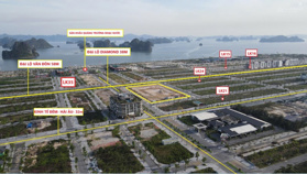 Lô góc vườn hoa. trục thông biển, quảng trường biển, sát bãi biển, DT 87,5m2, sổ đỏ, giá 4 tỷ