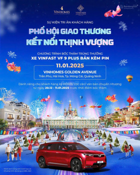 Sở hữu ngay siêu phẩm VF9 khi đầu tư biệt thự liền kề Vinhomes Móng Cái hoàn thiện tầng 1 9,54 tỷ