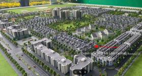 Ân hạn từ 1-3 năm, biệt thự song lập sát căn góc diện tích 268m2, gần chưng cư, chỉ 56 triệu/m2 đất
