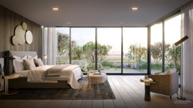 GĐ cần bán 2PN+2VS sân vườn rộng gần 20m2, mặt trước view biệt thự đảo, tầng trung toà SF1 Ecopark