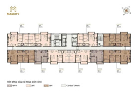 Bán CC MasCity Bắc Giang, giá cực chất chỉ với 2,45 tỷ, 76m2, 2PN, 2WC