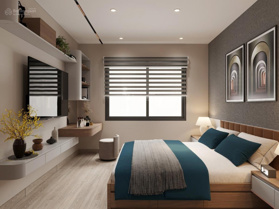 Bán liền kề KĐT Văn Phú - thang máy - view trường học tặng full nội thất xịn, DT 90m2 - 5 tầng