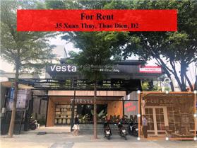 Cho thuê cửa hàng tuyệt đẹp ở 35 Xuân Thuỷ, Thảo Điền, vị trí đắc địa tiện kinh doanh