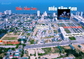 Bán gấp lô góc, hướng Đông Nam Biển Sầm Sơn, xây khách sạn hoặc biệt thự tuyệt đẹp, sổ đỏ trao tay