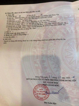 Bán đất Liên Nghĩa Văn Giang Hưng Yên 130m2, giá 29.5tr/m2