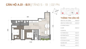 Định cư nước ngoài cần bán gấp căn 2 phòng ngủ 2 WC - Cara River Park mới 100%