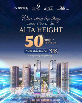 Mở bán GĐ1 căn hộ The 9 Stellars của CĐT Sơn Kim Land. CK 3%. HTLS 2 năm. Bàn giao nhà chuẩn vip