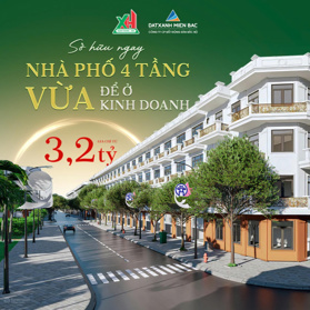 Sở hữu nhà phố 4 tầng vừa ở, vừa kinh doanh - giá chỉ từ 3,2 tỷ