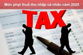 Mức phạt thuế thu nhập cá nhân năm 2025: Quy định mới nhất
