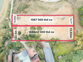 Bán 2 lô diện tích như trên 1067m2, và 1688m2 tại Nhuận Trạch, Lương Sơn, Hòa Bình