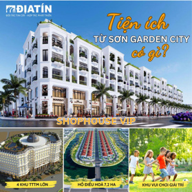Chuẩn bị ra hàng đợt 3 shophouse mặt đường lớn Từ Sơn Garden City 50 tr/m2 0966 228 003