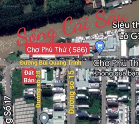 Cặp góc (12,5*23,7) đối diện chợ Phú Thứ (chợ 586)