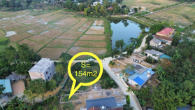 Cần bán lô đất nhỏ xinh S=154m2 full thổ cư - giá đầu tư. Bám đường rộng thông thoáng