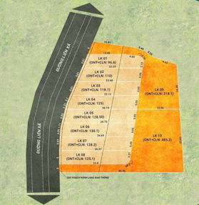 Đất mặt đường nhựa Liên Xã Nam Phong Cao Phong Hoà Bình 1668m2 có 1015m2 ONT tha hồ phân lô