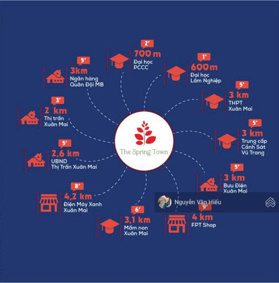 Chính chủ bán lô góc khu đô thị The Spring Town Xuân Mai 0911 162 222