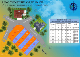 Bán đất tại Xã Cao Dương, Lương Sơn, Hòa Bình, 400 triệu, 120m2, view đẹp, giá cực chất