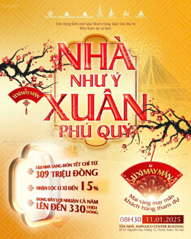SỰ KIỆN MỞ BÁN CARA RIVER PARK TẠI HÀ NỘI DIỄN RA NGÀY 11/01/2025 VỚI CHÍNH SÁCH KHỦNG