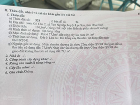 Siêu hot bán Đất 106m2 tại Yên Nghiệp, Lạc Sơn, Hòa Bình, giá 188 triệu