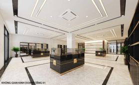 Cho thuê tòa nhà thương mại mặt phố 250m2 xây 6 tầng thông sàn trung tâm Hạ Long