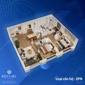 Bán gấp căn hộ 2PN tại Irista Hill Sapa, giá siêu hời 36 triệu / m2, diện tích 61m2