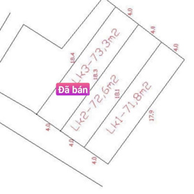 Bán lô 71,8m2 full thổ cư, ô tô tải tận đất, gần đường di sản đô thị