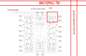 Chính chủ cần bán căn hộ 45,5m2, căn góc, có sổ, tòa 8C chung cư Đại Thanh