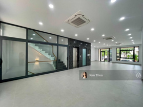 Tầng trệt 7x20m Vạn Phúc City nhà mới đẹp, sẵn vách kính, máy lạnh, hầm để xe. Giá tốt chỉ 15 tr/th